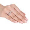Thumbnail Image 2 of Infinity Symbol Ring 1/10 ct tw Diamonds Sterling Silver