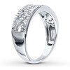 Thumbnail Image 3 of Infinity Symbol Ring 1/10 ct tw Diamonds Sterling Silver
