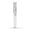 Thumbnail Image 2 of Diamond Ring 1/4 ct tw Round/Baguette 14K White Gold