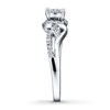 Thumbnail Image 2 of Diamond Promise Ring 1/3 ct tw Round 10K White Gold