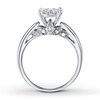 Thumbnail Image 1 of Diamond Promise Ring 1/2 ct tw Round 10K White Gold