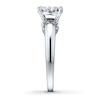 Thumbnail Image 2 of Diamond Promise Ring 1/2 ct tw Round 10K White Gold