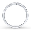 Thumbnail Image 1 of Diamond Stackable Ring 1/6 ct tw Round-cut 10K White Gold