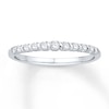 Thumbnail Image 1 of Diamond Anniversary Band 1/4 ct tw Round-cut 10K White Gold