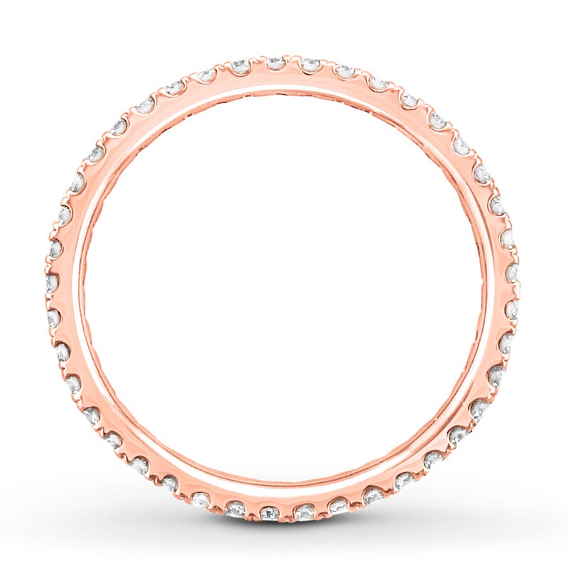 Diamond Eternity Band 1/2 ct tw Round-cut 14K Rose Gold