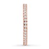 Thumbnail Image 2 of Diamond Eternity Band 1/2 ct tw Round-cut 14K Rose Gold