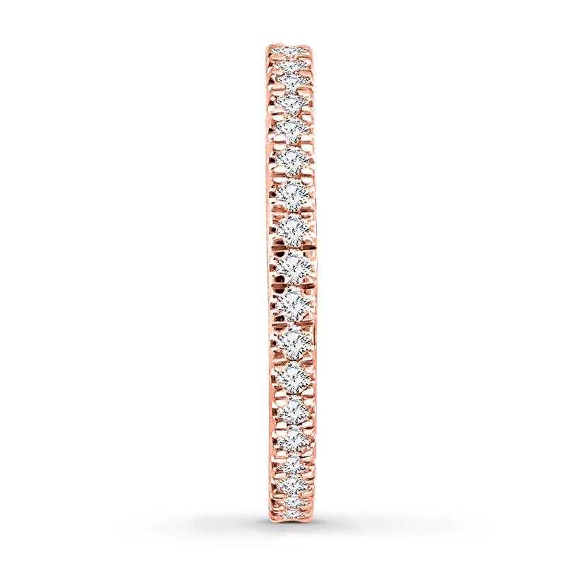 Diamond Eternity Band 1/2 ct tw Round-cut 14K Rose Gold