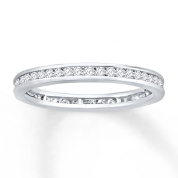 Diamond Eternity Ring 1/2 ct tw Round-cut 14K White Gold