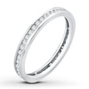 Thumbnail Image 4 of Diamond Eternity Ring 1/2 ct tw Round-cut 14K White Gold
