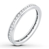 Thumbnail Image 3 of Diamond Eternity Ring 1/2 ct tw Round-cut 14K White Gold