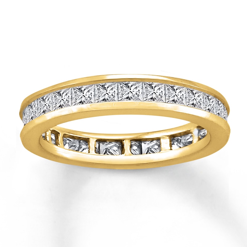 Diamond Eternity Band 2 ct tw Princess-cut 14K Yellow Gold