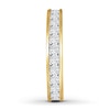 Thumbnail Image 3 of Diamond Eternity Band 2 ct tw Princess-cut 14K Yellow Gold