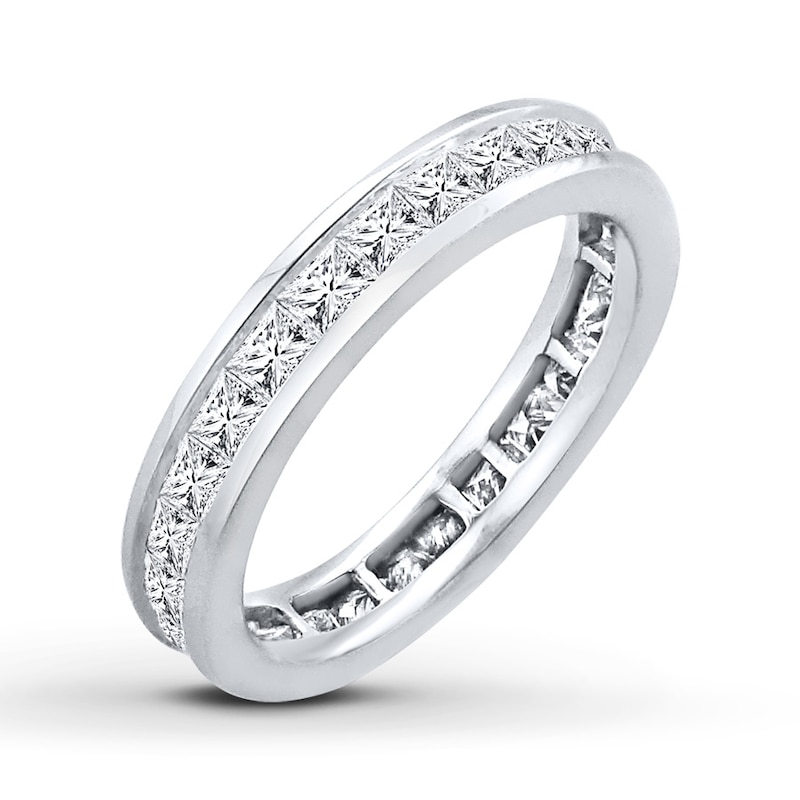 Diamond Eternity Band 2 ct tw Princess-cut 14K White Gold