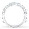 Thumbnail Image 2 of Diamond Enhancer Ring 3/4 ct tw Round/Baguette 14K White Gold
