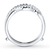 Thumbnail Image 1 of Diamond Enhancer Ring 1/5 ct tw Round-cut 14K White Gold