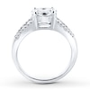 Thumbnail Image 1 of Diamond Ring 1-1/4 ct tw Princess-cut 14K White Gold