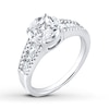 Thumbnail Image 4 of Diamond Ring 1-1/4 ct tw Princess-cut 14K White Gold