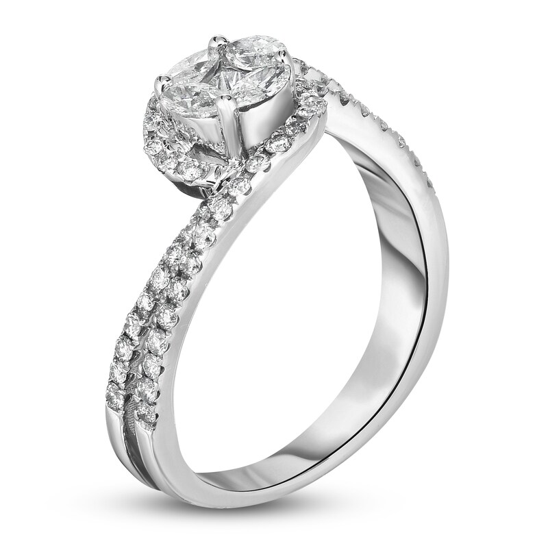 Diamond Ring 3/4 carat tw 14K White Gold