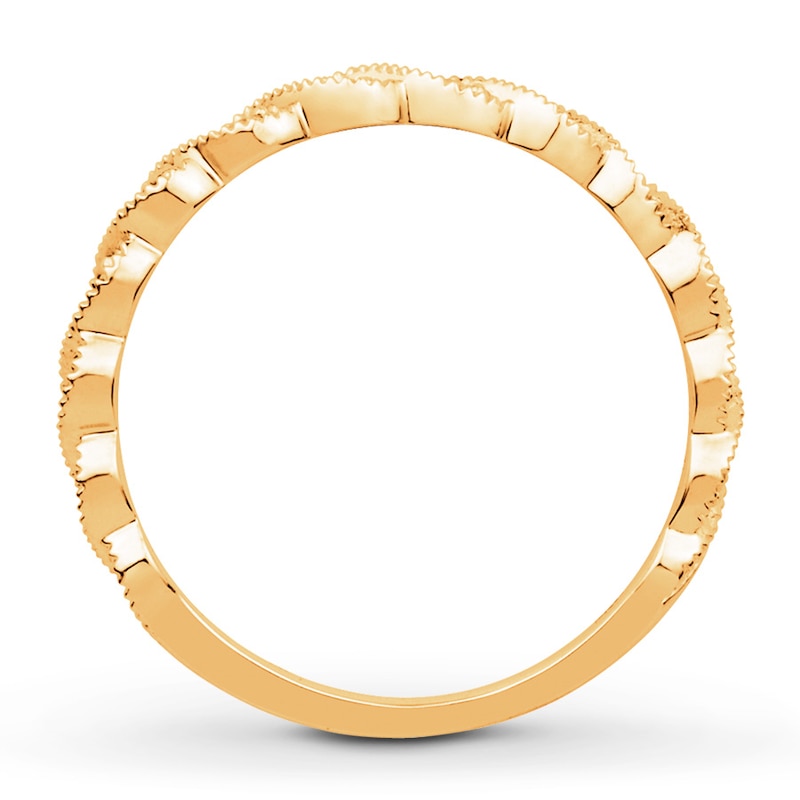 Diamond Anniversary Band 1/4 ct tw Round-cut 10K Yellow Gold