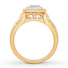 Thumbnail Image 1 of Diamond Ring 1 ct tw Princess-cut 14K Two-Tone Gold