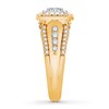 Thumbnail Image 2 of Diamond Ring 1 ct tw Princess-cut 14K Two-Tone Gold