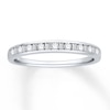 Thumbnail Image 0 of Diamond Anniversary Band 1/4 ct tw Round/Baguette 14K White Gold