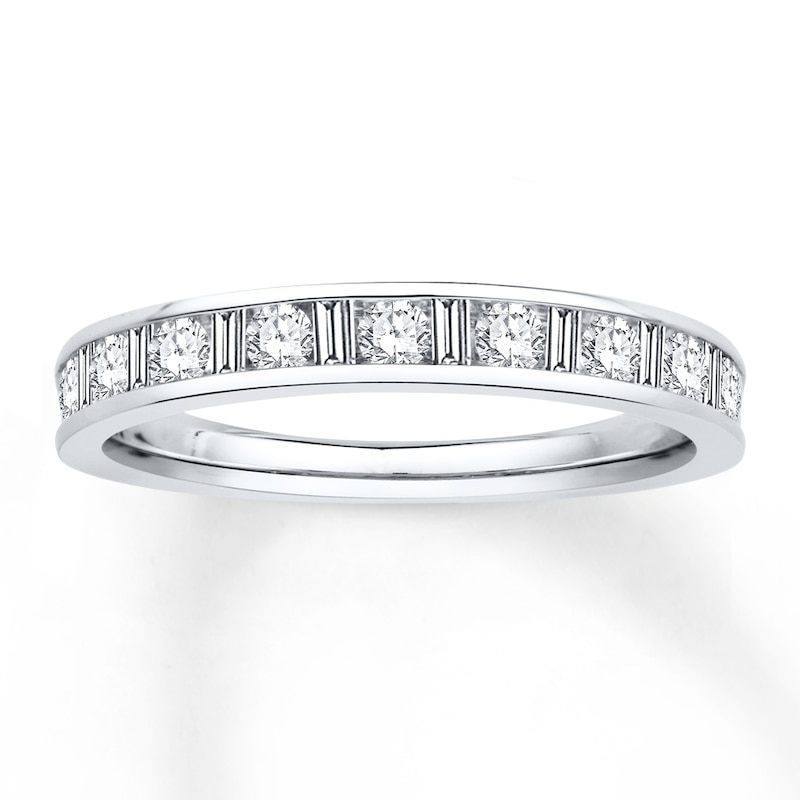 Diamond Anniversary Band 1/2 ct tw Round-cut 14K White Gold