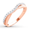 Thumbnail Image 0 of Diamond Anniversary Band 1/4 ct tw Round-cut 14K Rose Gold