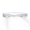 Thumbnail Image 1 of Diamond Anniversary Ring 1/10 ct tw Round-cut 14K White Gold