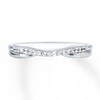 Thumbnail Image 1 of Diamond Anniversary Ring 1/10 ct tw Round-cut 14K White Gold