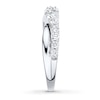 Thumbnail Image 3 of Diamond Anniversary Ring 1/2 ct tw Round-cut 14K White Gold