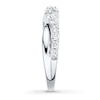 Thumbnail Image 2 of Diamond Anniversary Ring 1/2 ct tw Round-cut 14K White Gold