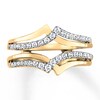 Thumbnail Image 0 of Diamond Enhancer Ring 1/4 ct tw Round-cut 14K Yellow Gold