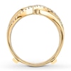 Diamond Enhancer Ring 1/4 ct tw Round-cut 14K Yellow Gold