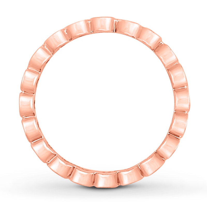 Main Image 2 of Diamond Eternity Band 1/2 ct tw Round-cut 14K Rose Gold