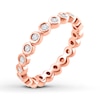 Thumbnail Image 4 of Diamond Eternity Band 1/2 ct tw Round-cut 14K Rose Gold