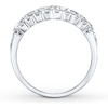Thumbnail Image 1 of Diamond Anniversary Band 1 ct tw Round/Baguette 14K White Gold
