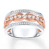 Thumbnail Image 0 of Diamond Ring 3/8 ct tw Round-cut 14K Two-Tone Gold