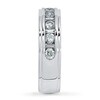 Thumbnail Image 2 of Men's Diamond Band 1 carat tw Round-cut 14K White Gold