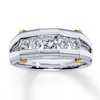 Thumbnail Image 0 of Men's Diamond Band 1 carat tw Round-cut 14K White Gold