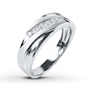 Thumbnail Image 1 of Diamond Men's Band 1/4 ct tw Round-cut 10K White Gold