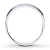 Thumbnail Image 1 of Diamond Men's Band 1/4 ct tw Round-cut 10K White Gold