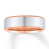 Wedding Band 14K Two-Tone Gold 6mm