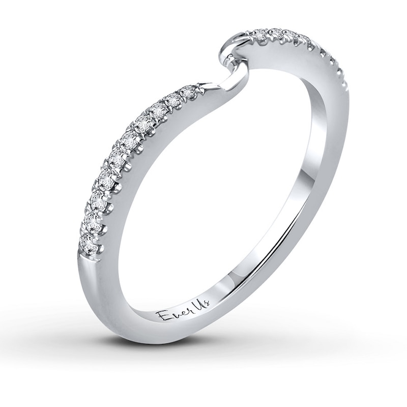 Ever Us Diamond Band 1/8 ct tw Round-cut 14K White Gold