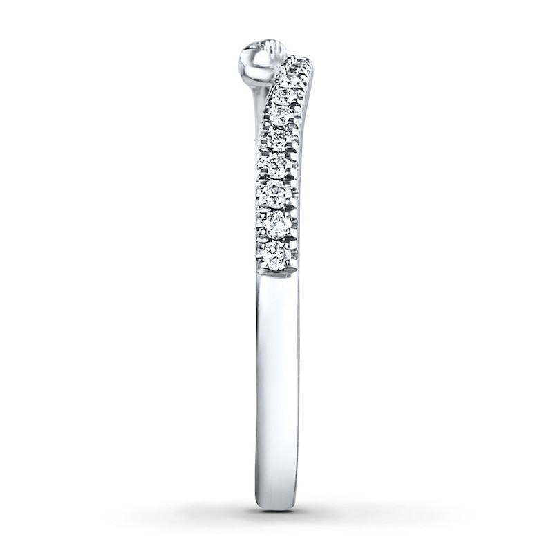 Main Image 4 of Ever Us Diamond Band 1/8 ct tw Round-cut 14K White Gold