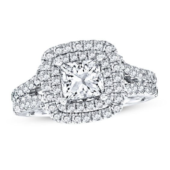 Vera Wang LOVE 21/4 Carat tw Diamonds 14K White Gold Ring