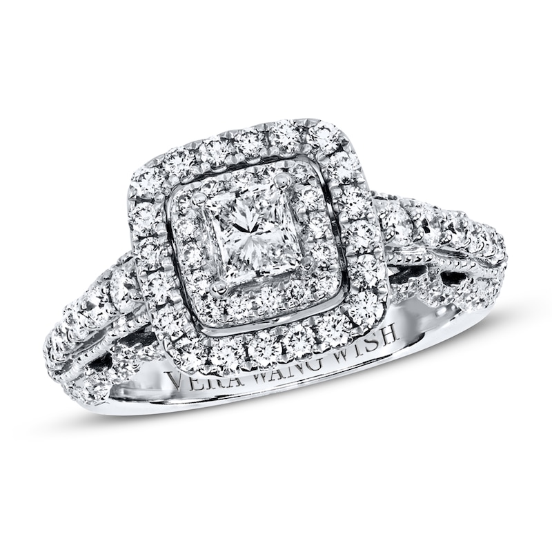 Vera Wang WISH 1-1/2 ct tw Diamonds 14K White Gold Ring