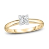 Thumbnail Image 0 of Diamond Solitaire Engagement Ring 1/4 ct tw Princess 14K Yellow Gold (I2/I)