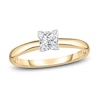 Thumbnail Image 1 of Diamond Solitaire Engagement Ring 1/4 ct tw Princess 14K Yellow Gold (I2/I)