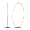 Thumbnail Image 0 of Round Wire Hoop Earrings 14K Rose Gold 90mm